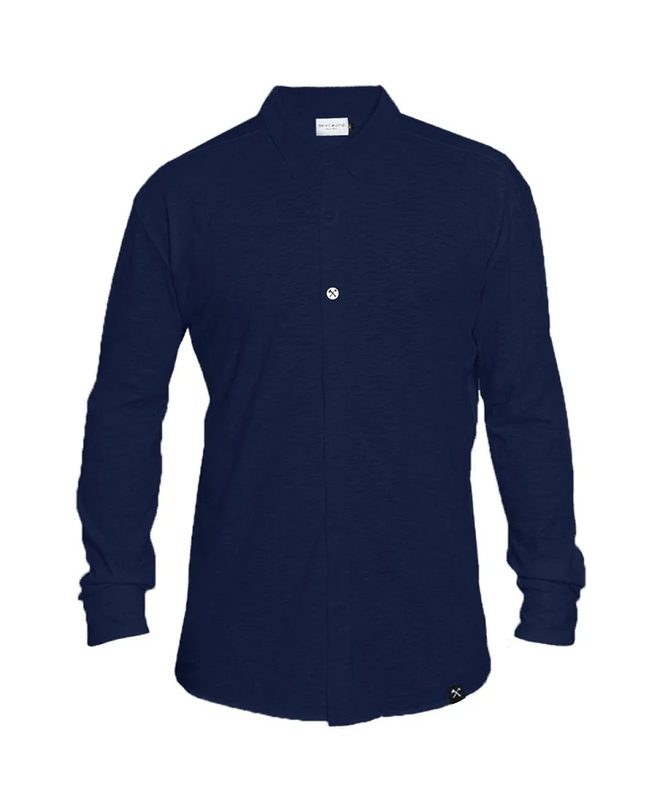 The Driftwood Tales Herren vegan Hemd - Marine