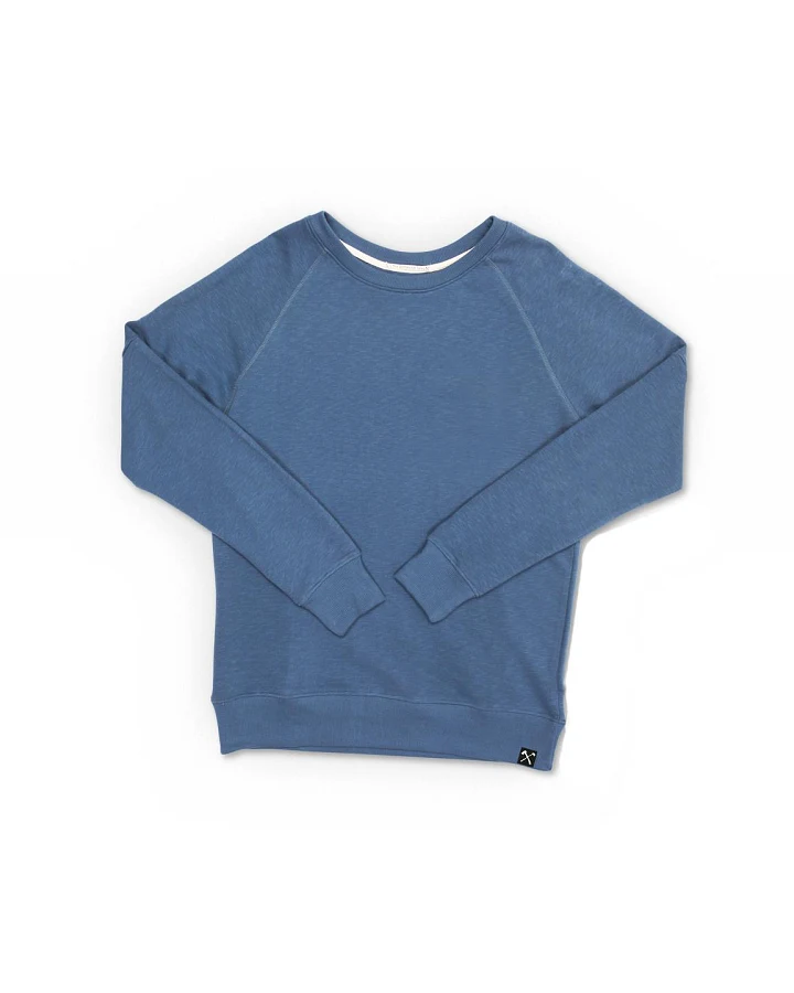 The Driftwood Tales Herren vegan Sweat-Pullover - Blau