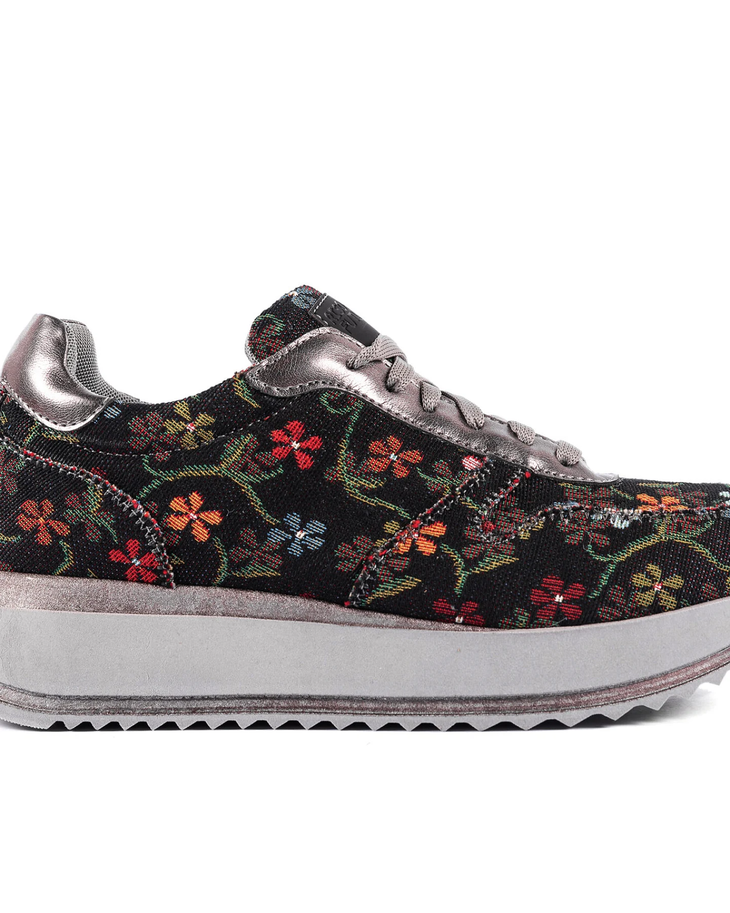 Risorse Future Damen vegan Sneaker Asia Schwarz Floret Schwarz – Ansicht 2