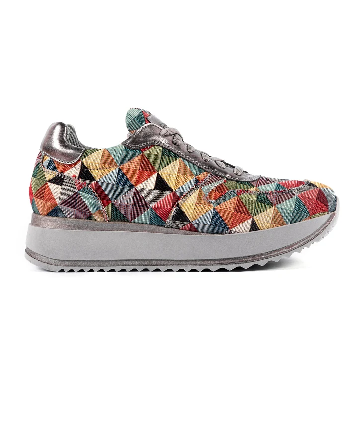 Risorse Future Damen vegan Sneaker Asia Pyramide Multicolor