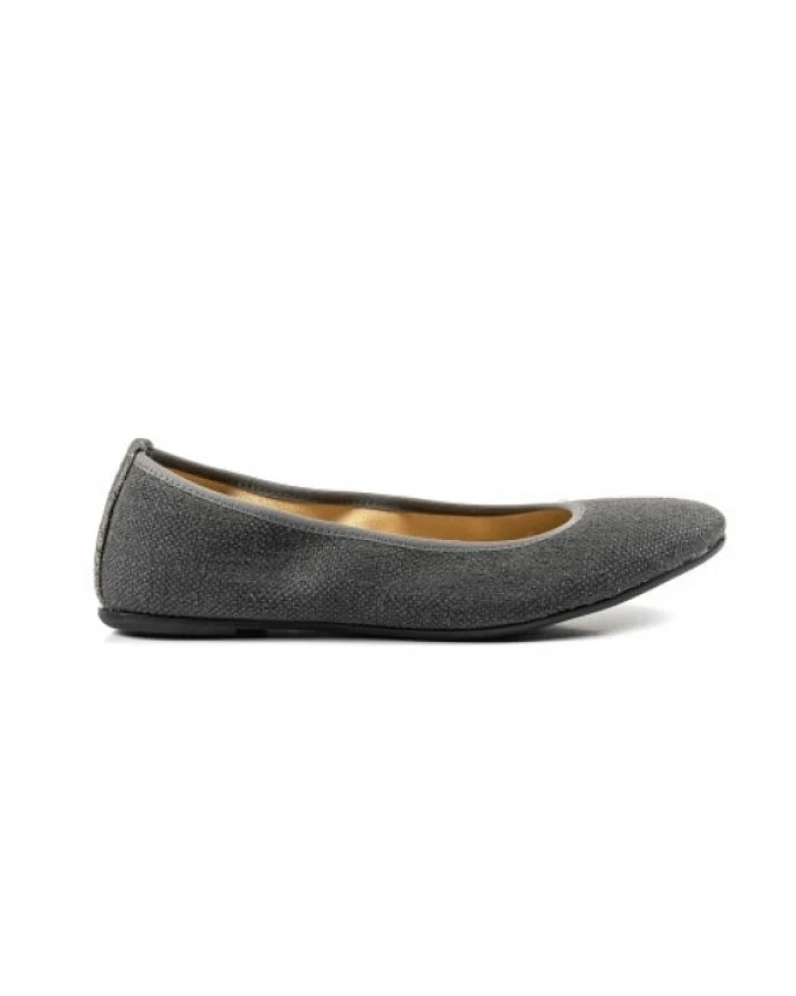 Risorse Future Damen vegan Ballerina Cenerentola Anthrazit