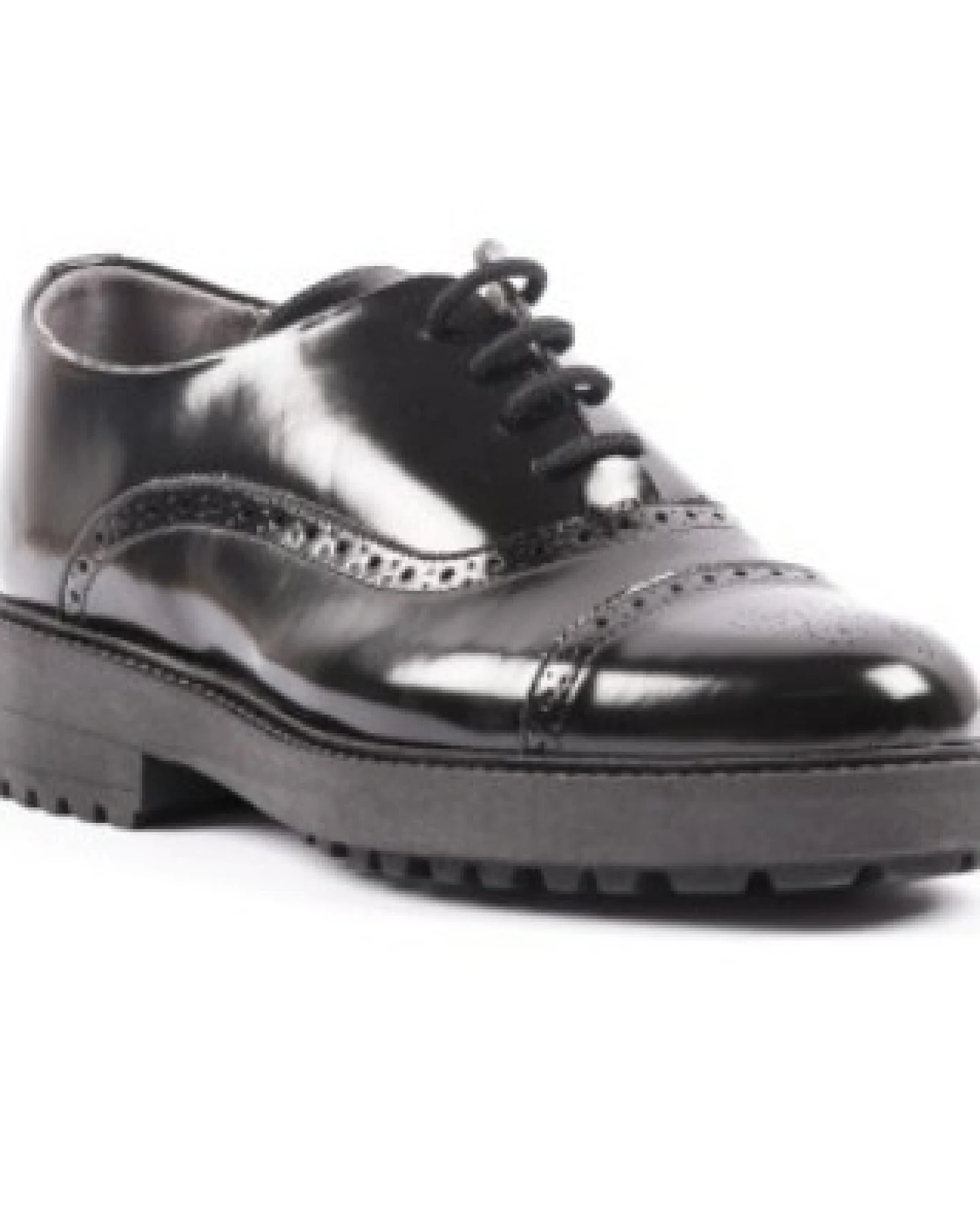 Risorse Future Damen vegan Schuhe Becky Oxford Schwarz – Ansicht 2