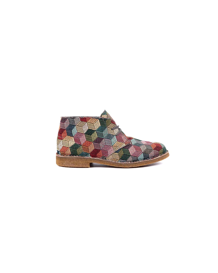 Risorse Future Herren vegan Desert Boots Quadratisch Multicolor