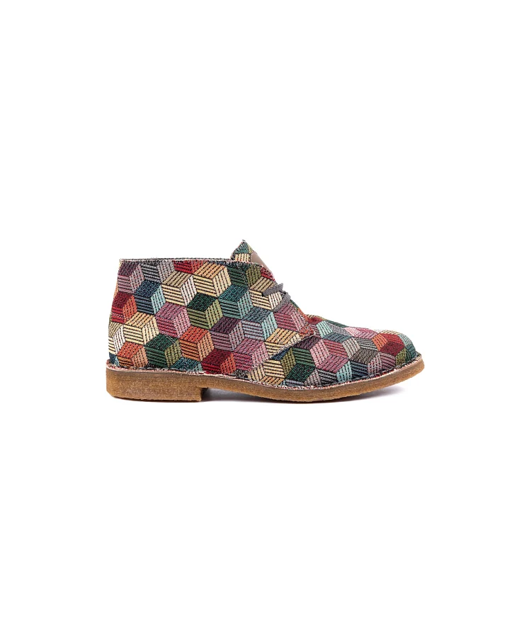 Risorse Future Herren vegan Desert Boots Quadratisch Multicolor