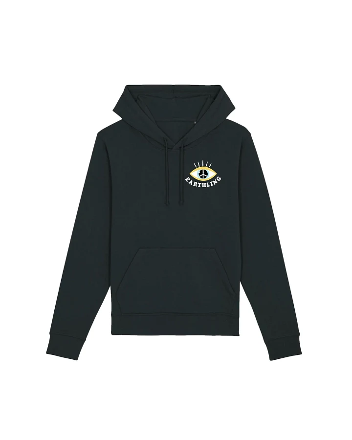 Oat Milk Club Damen vegan Earthling - Hoodie Aus Bio-Baumwolle Schwarz