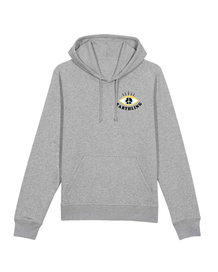 Oat Milk Club Damen vegan Earthling - Hoodie Aus Bio-Baumwolle Grau