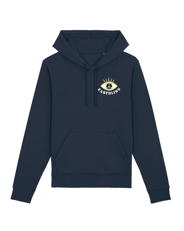 Oat Milk Club Damen vegan Earthling - Hoodie Aus Bio-Baumwolle Navy