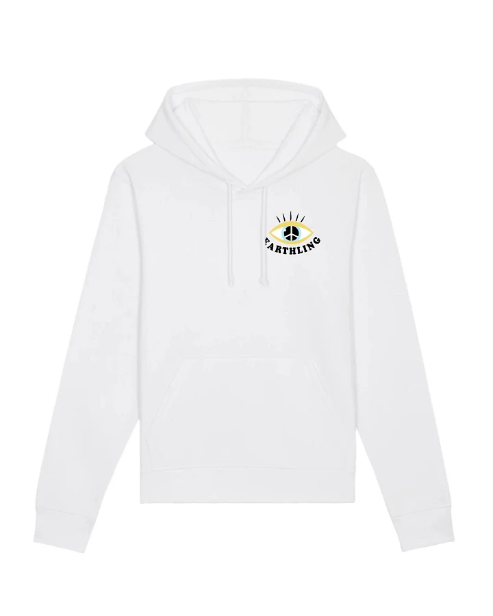 Oat Milk Club Damen vegan Earthling - Hoodie Aus Bio-Baumwolle Weiß