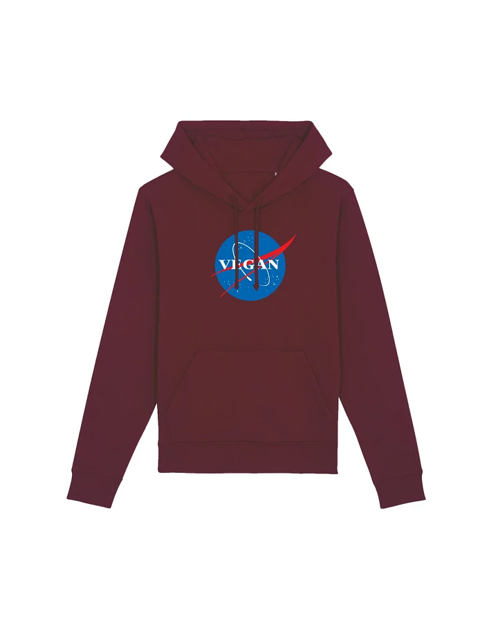 Oat Milk Club Damen vegan Vegan Nasa - Hoodie Aus Bio-Baumwolle Bordeaux