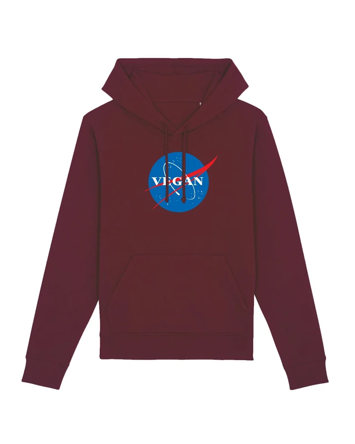 Oat Milk Club Damen vegan Vegan Nasa - Hoodie Aus Bio-Baumwolle Bordeaux