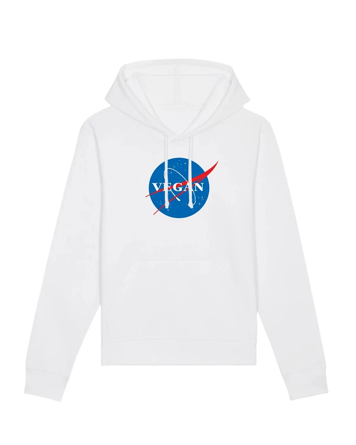 Oat Milk Club Damen vegan Vegan Nasa - Hoodie Aus Bio-Baumwolle Weiß