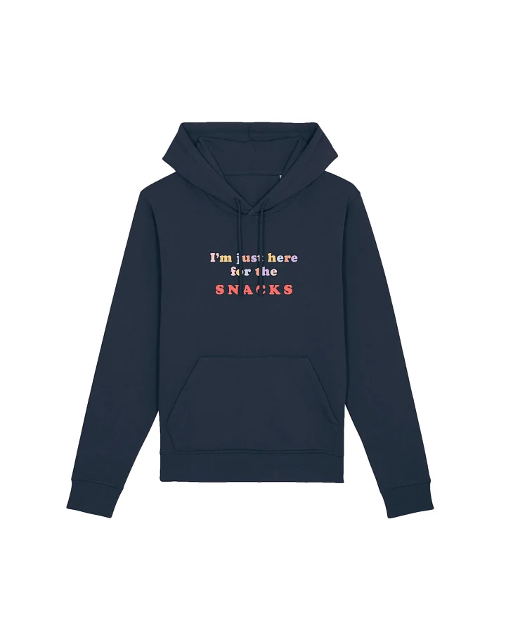 Oat Milk Club Damen vegan Unisex Hoodie Snacks - Schwarz