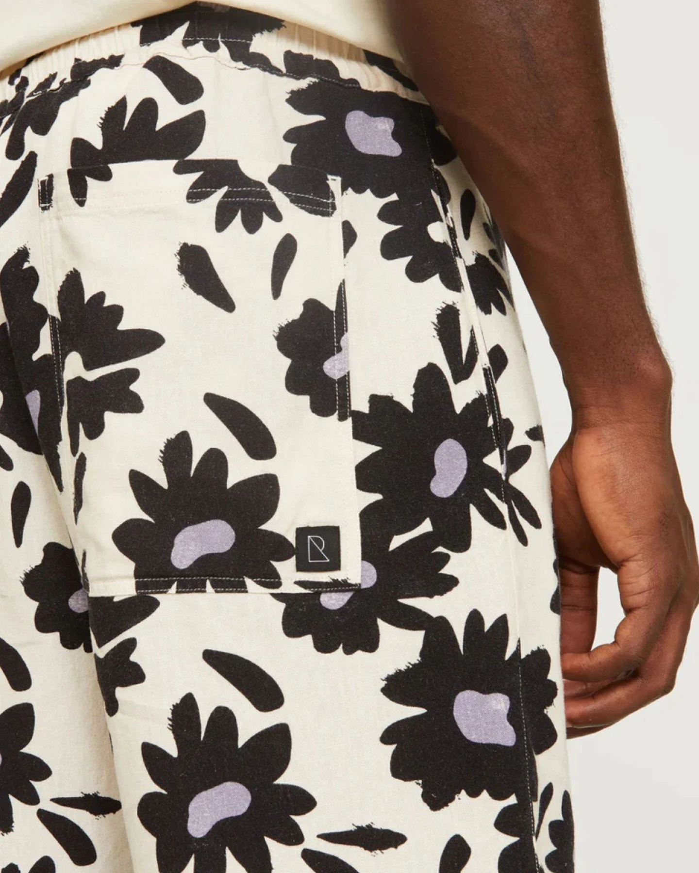 Shorts Curry Bloom Off White – Ansicht 3