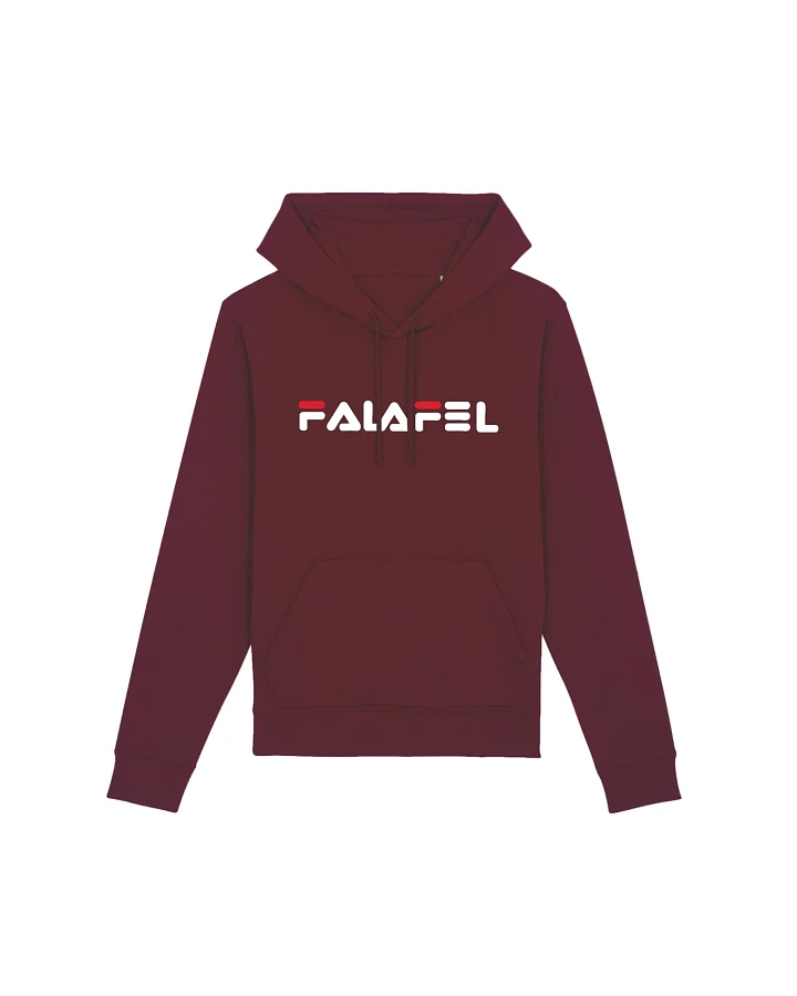 Oat Milk Club Herren vegan Kapuzenpullover Falafel Bordeaux