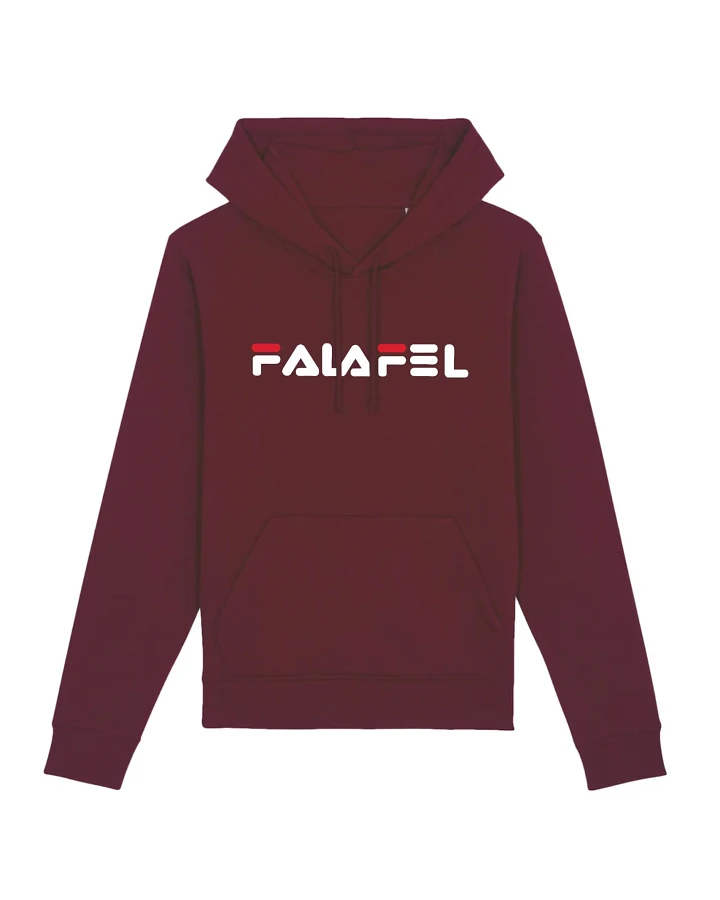 Oat Milk Club Herren vegan Kapuzenpullover Falafel Bordeaux
