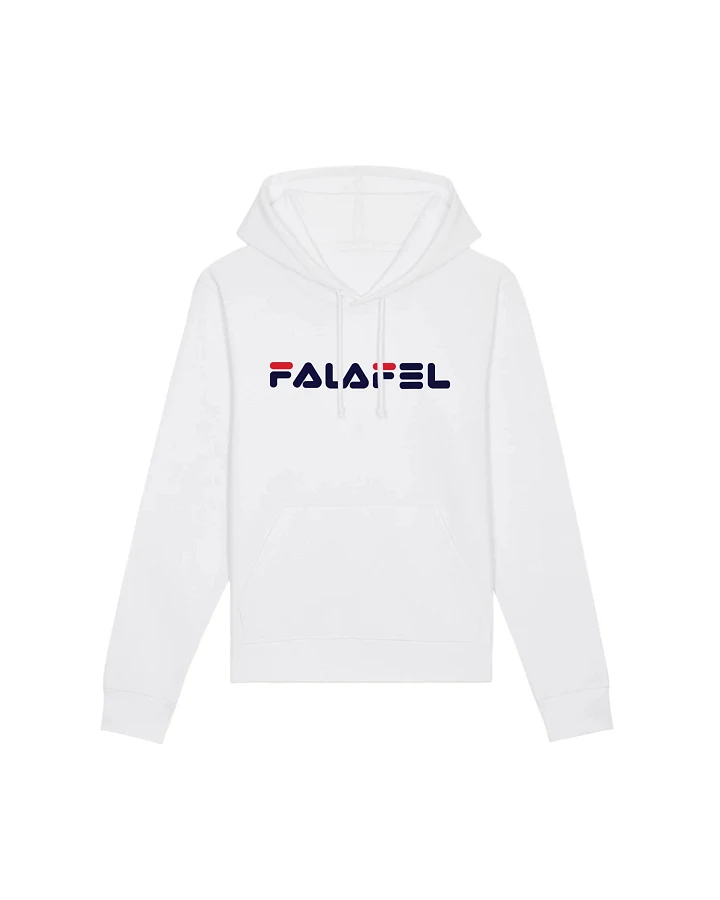 Oat Milk Club Herren vegan Hoodie Falafel Weiß