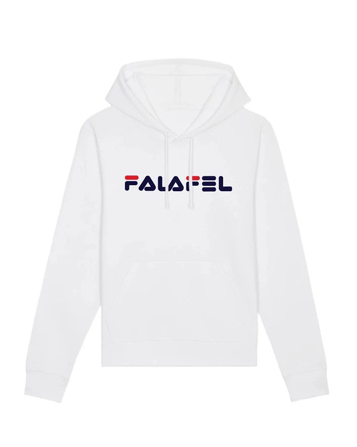 Oat Milk Club Herren vegan Hoodie Falafel Weiß