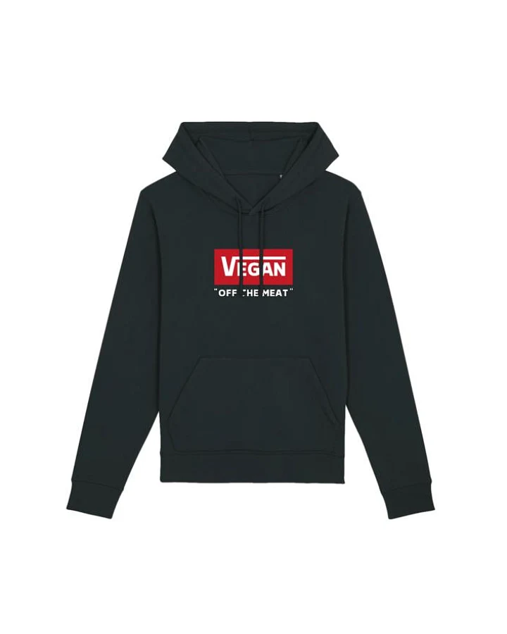Oat Milk Club Damen vegan Kapuzenpullover Off The Meat Schwarz