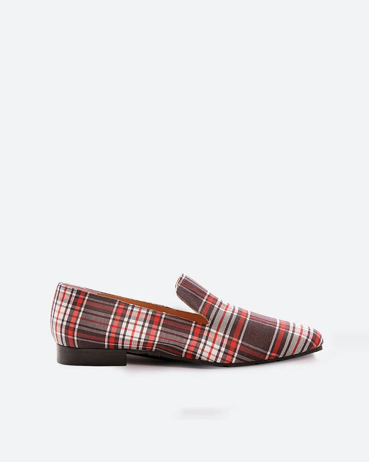 Momoc Damen vegan Loafer Mantelata Rouge
