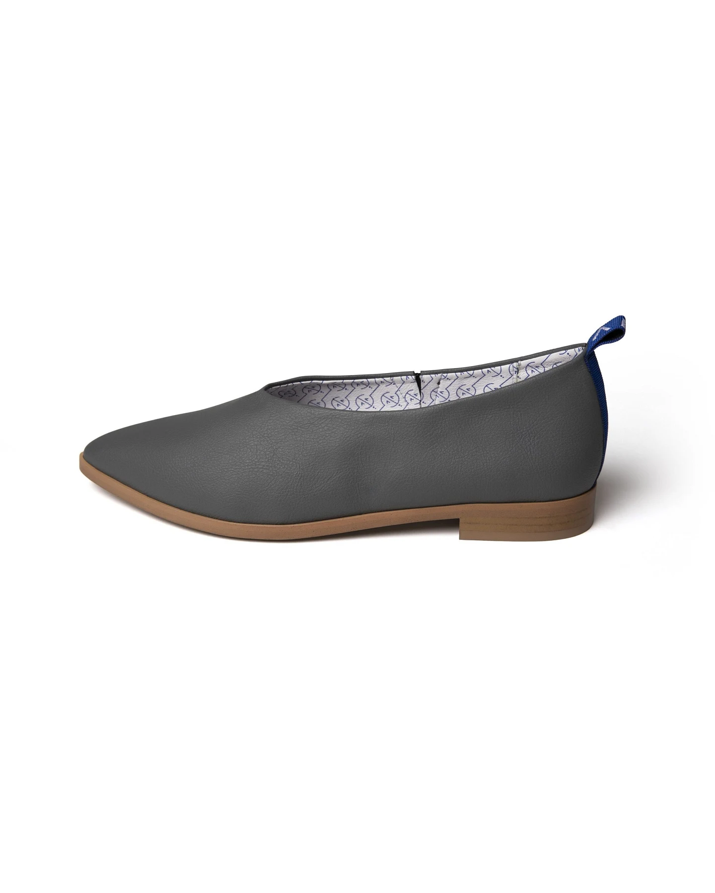 VENUS IS VEGAN Damen vegan Ballerina Aida Grau – Ansicht 2