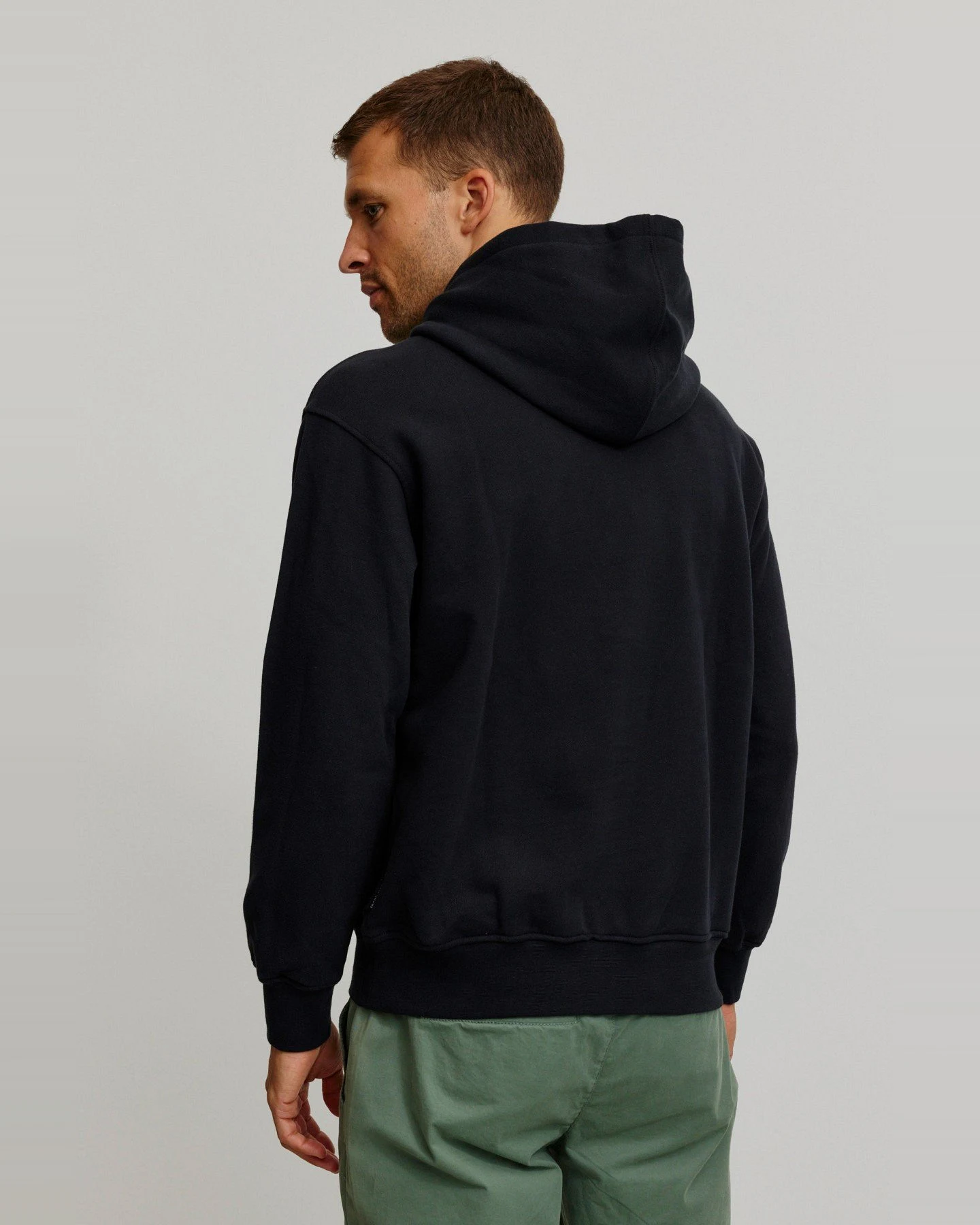 Hoodie Olive Sun Smile – Ansicht 2
