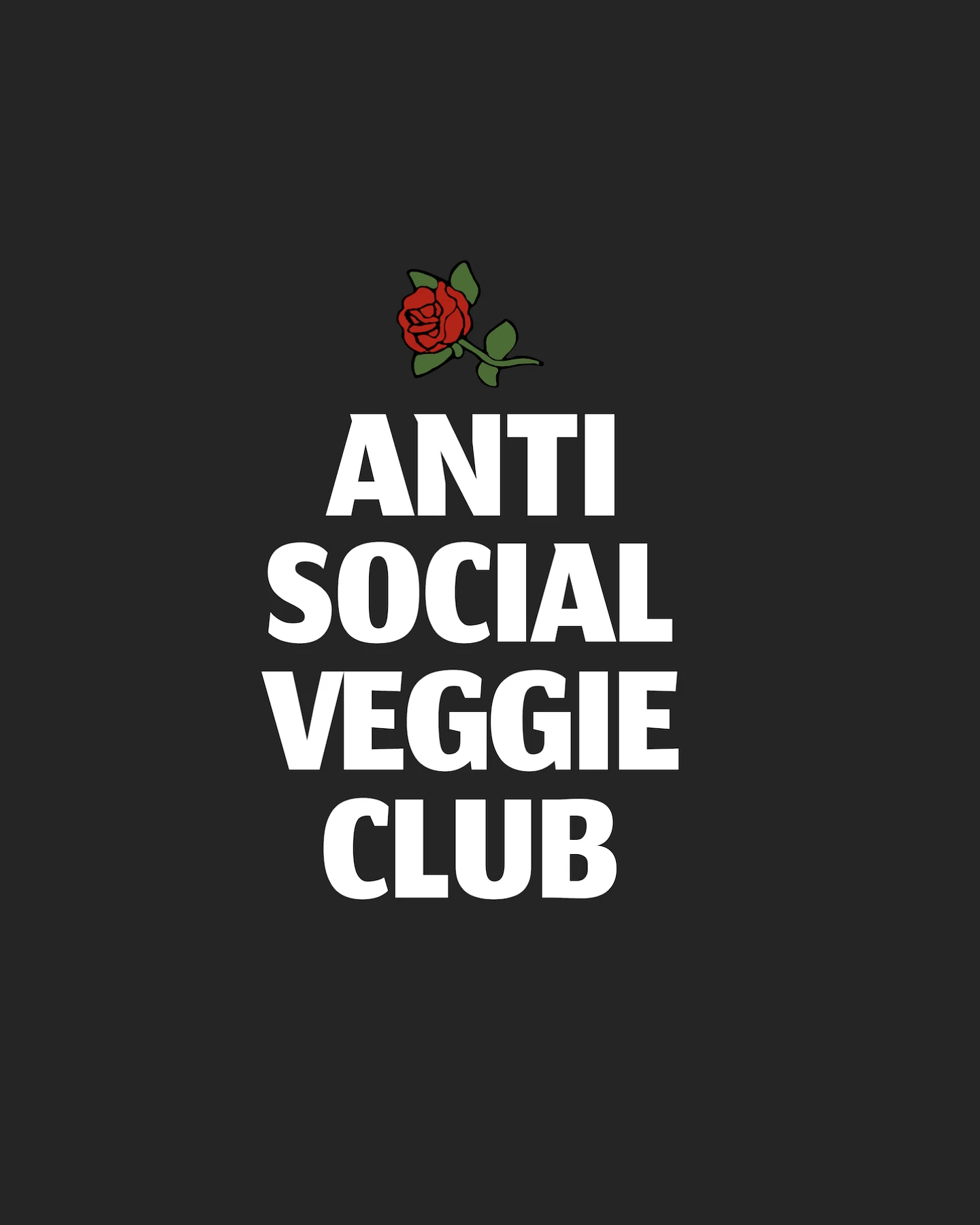 Plant Faced Clothing Damen vegan Hoodie Anti Social Veggie Club Weiß – Ansicht 2