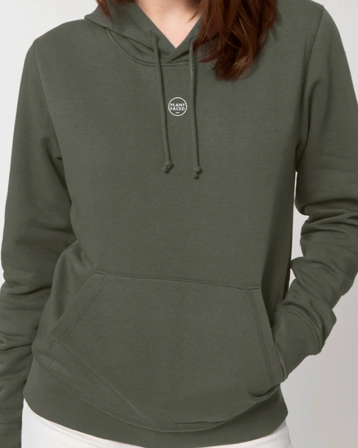 Plant Faced Clothing Herren vegan The Classics Hoodie Oliv