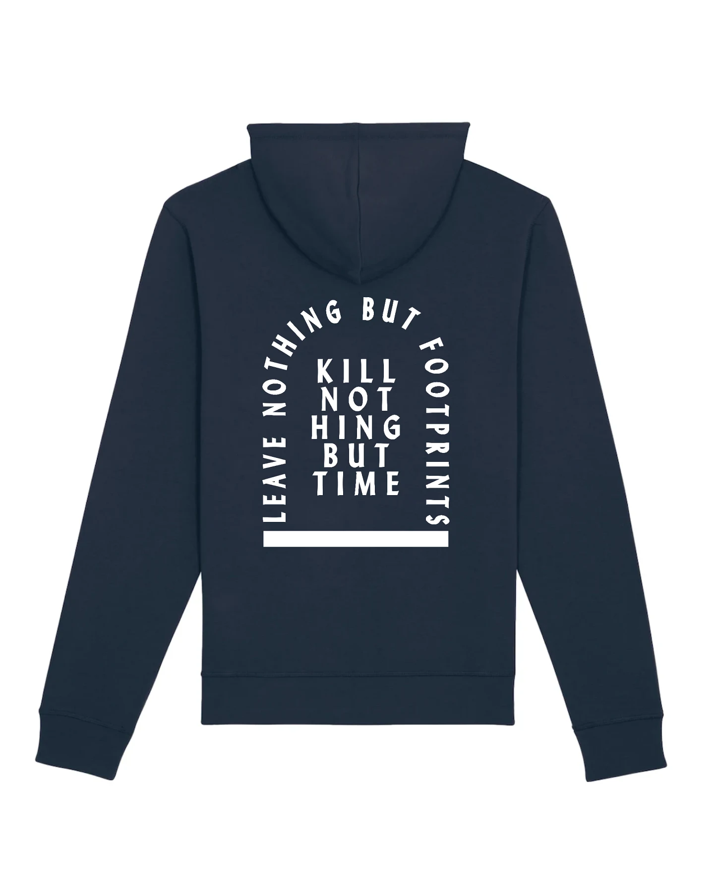 Oat Milk Club Damen vegan Hoodie Kill Nothing But Time Navy – Ansicht 2
