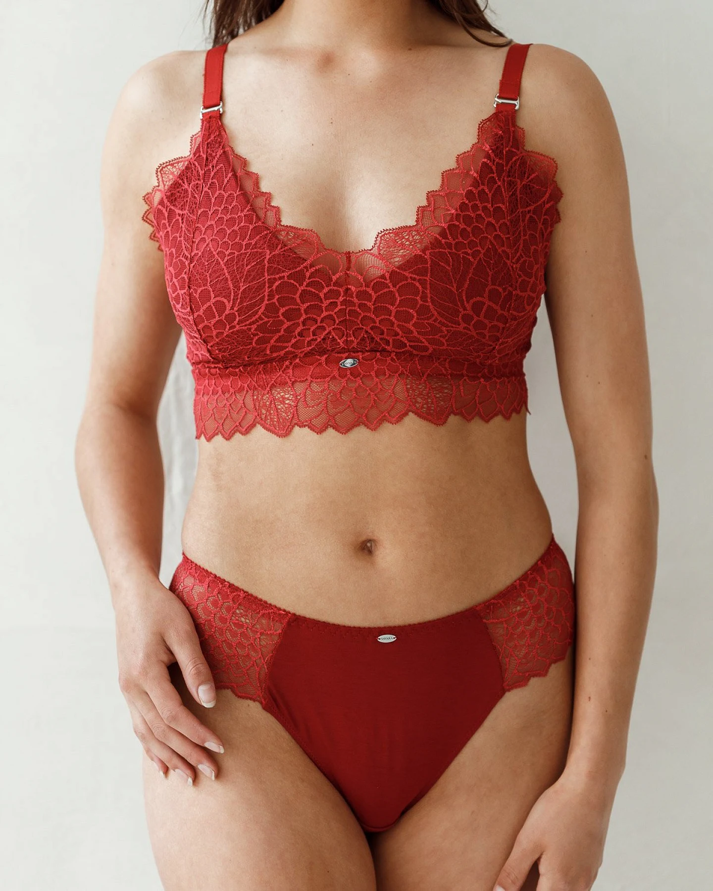 Savara Intimates Damen vegan Bh Weidenrot – Ansicht 2