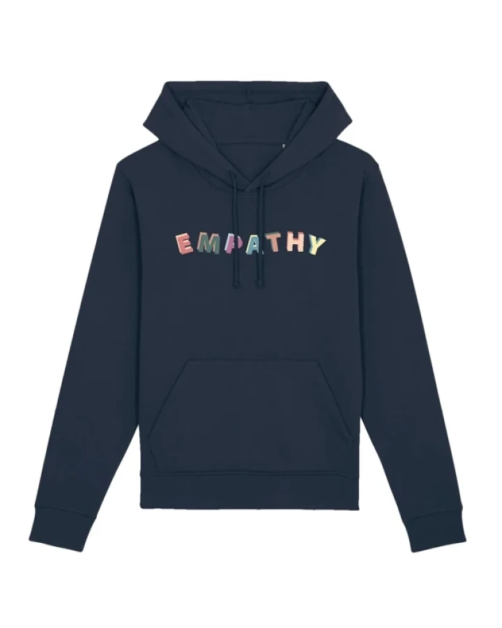 Oat Milk Club Damen vegan Kapuzenpullover Empathie Dunkelblau