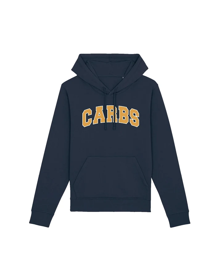 Oat Milk Club Damen vegan Hoodie Carbs Dunkelblau