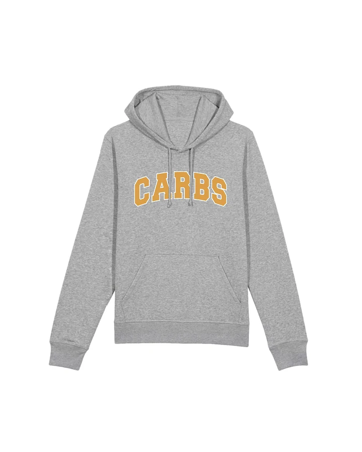 Oat Milk Club Damen vegan Hoodie Carbs Grau