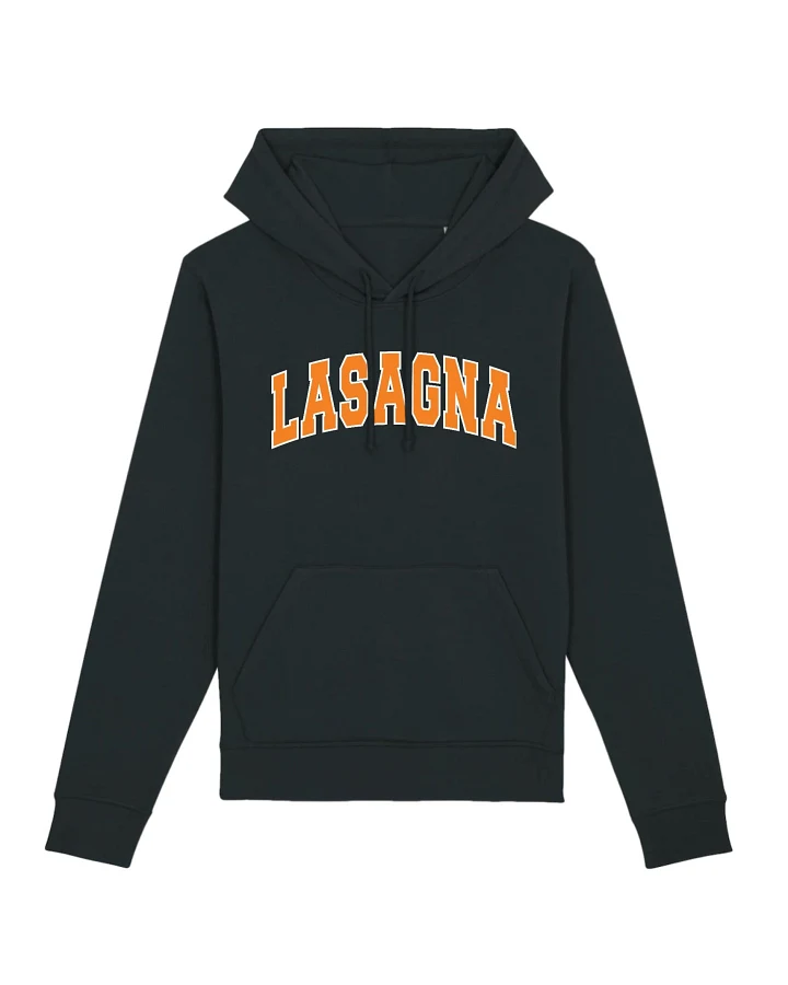 Oat Milk Club Damen vegan Hoodie Lasagne Schwarz