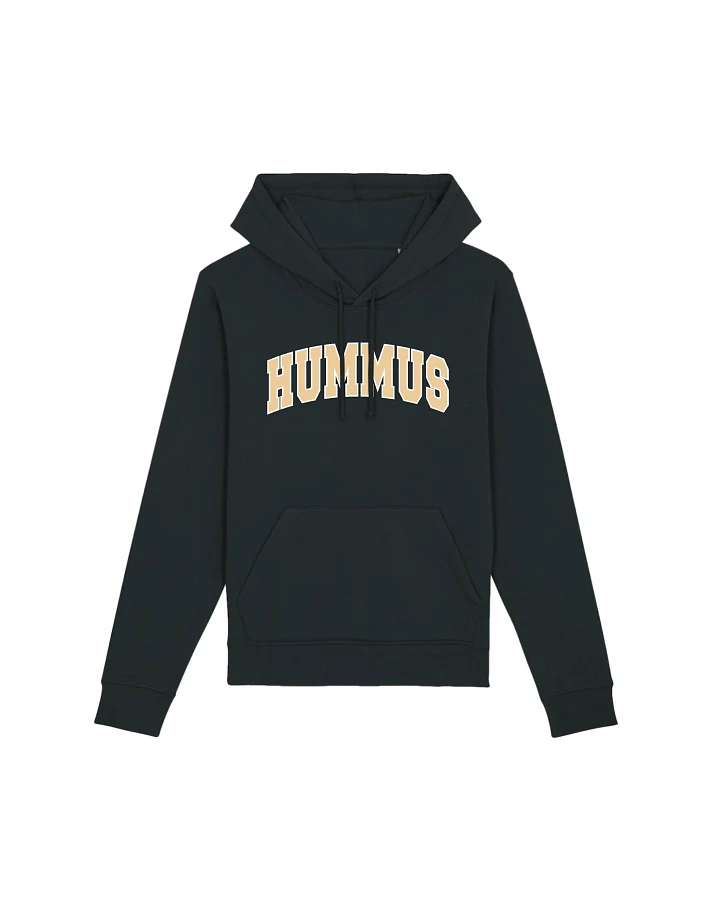 Oat Milk Club Damen vegan Kapuzenpullover Hummus Schwarz