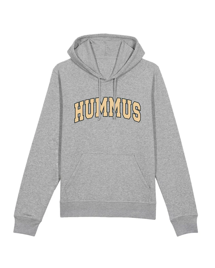 Oat Milk Club Damen vegan Kapuzenpullover Hummus Grau