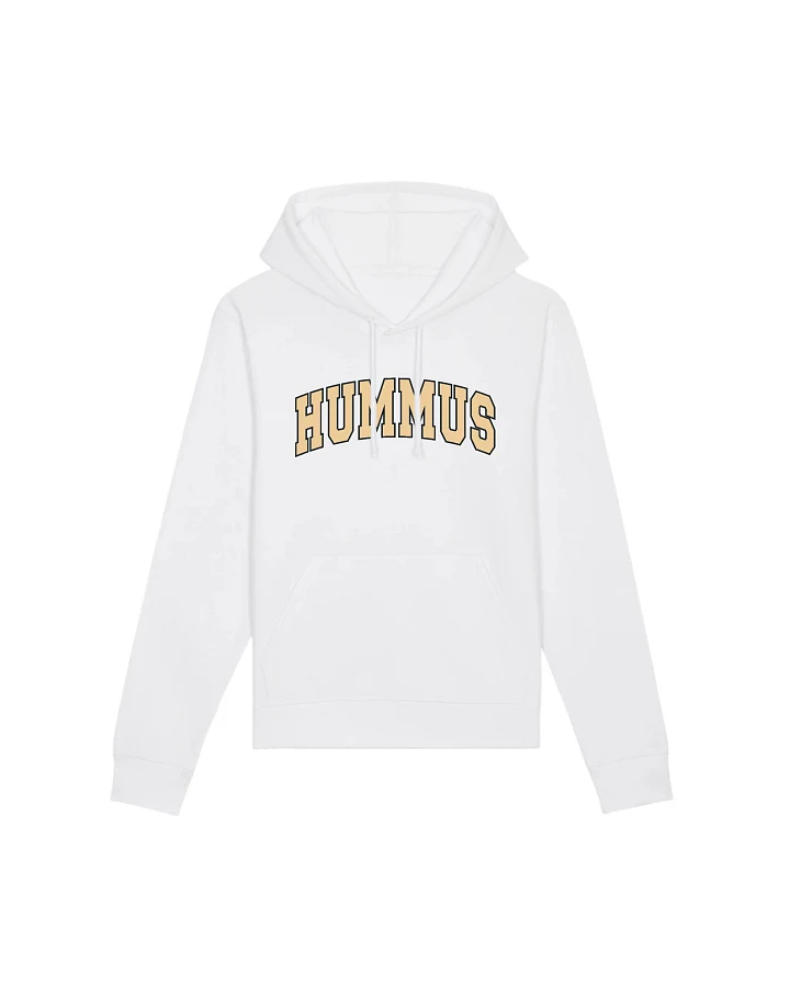 Oat Milk Club Damen vegan Kapuzenpullover Hummus Weiß