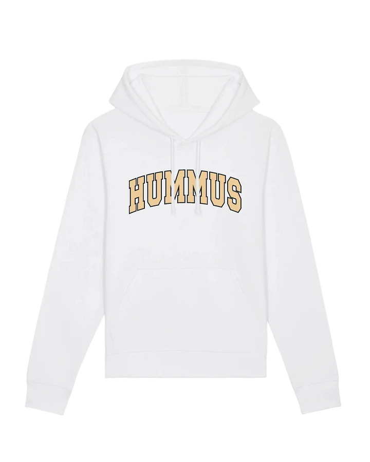 Oat Milk Club Damen vegan Kapuzenpullover Hummus Weiß