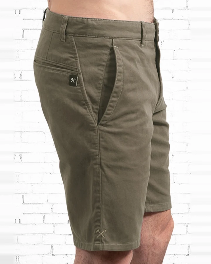 The Driftwood Tales Herren vegan Kurze Chino Beige