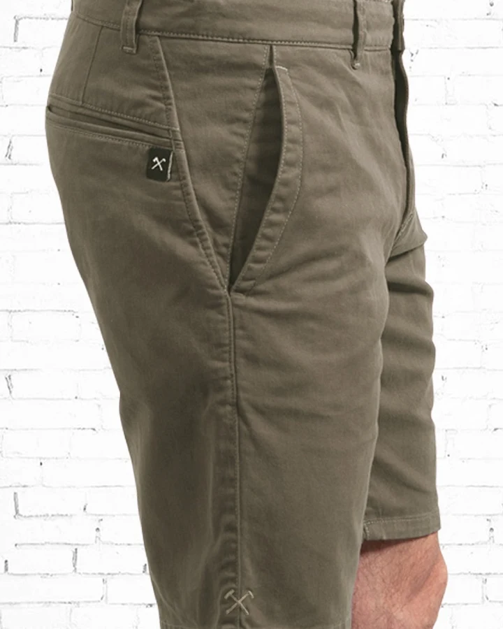 The Driftwood Tales Herren vegan Kurze Chino Beige
