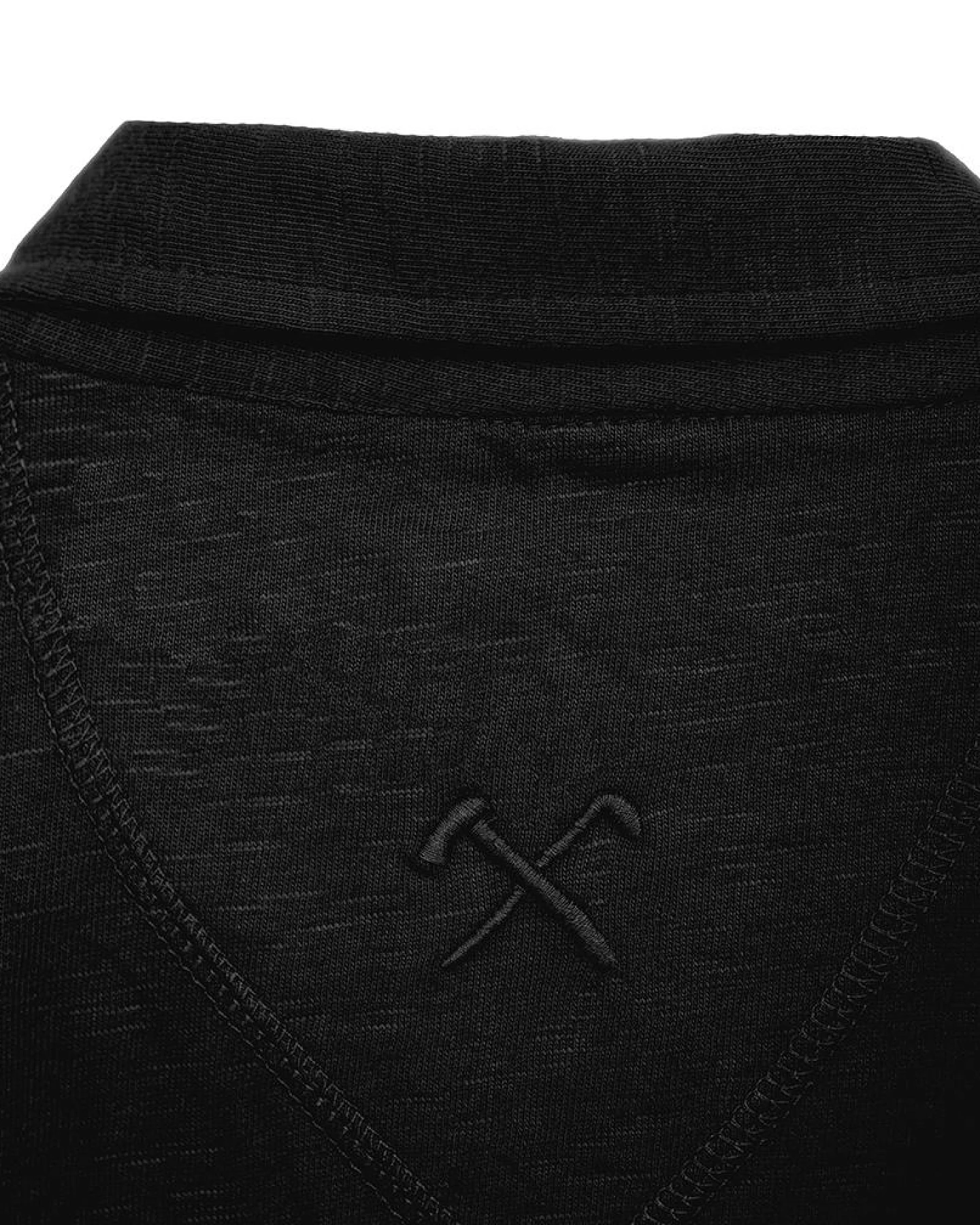 The Driftwood Tales Herren vegan Hemd Schwarz – Ansicht 2