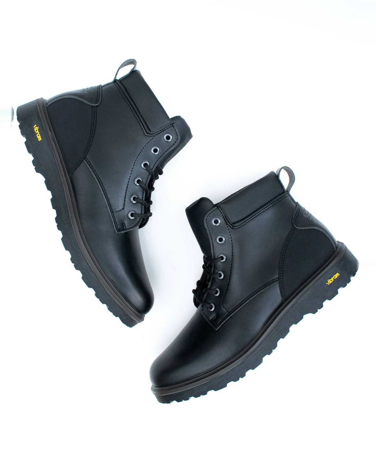 Will's Vegan Store Herren vegan Schuhe Wasserdicht Urban Schwarz – Ansicht 2