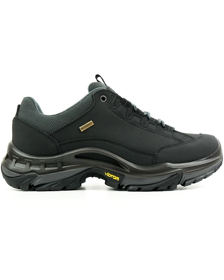 Will's Vegan Store Damen vegan Wanderschuhe Wasserdicht Schwarz