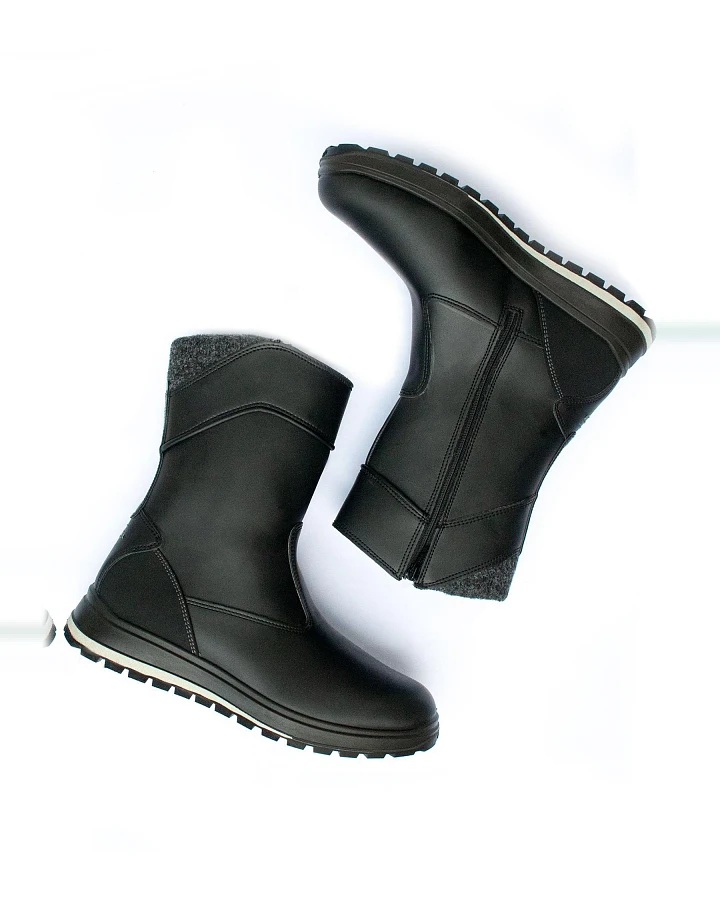 Will's Vegan Store Herren vegan Country Stiefel Wvsport Schwarz