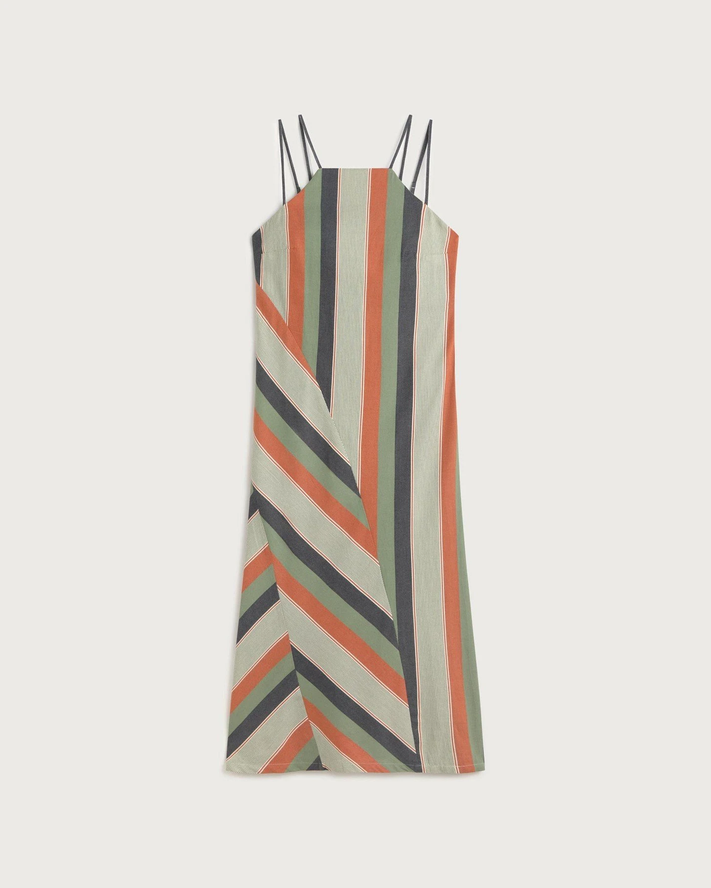 Kleid Quick Stripes Helia Grün – Ansicht 2
