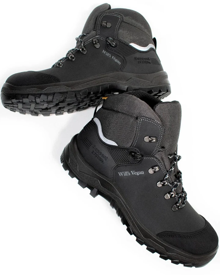 Will's Vegan Store Herren vegan Sicherheitsschuhe S3 Src Wvsport Schwarz