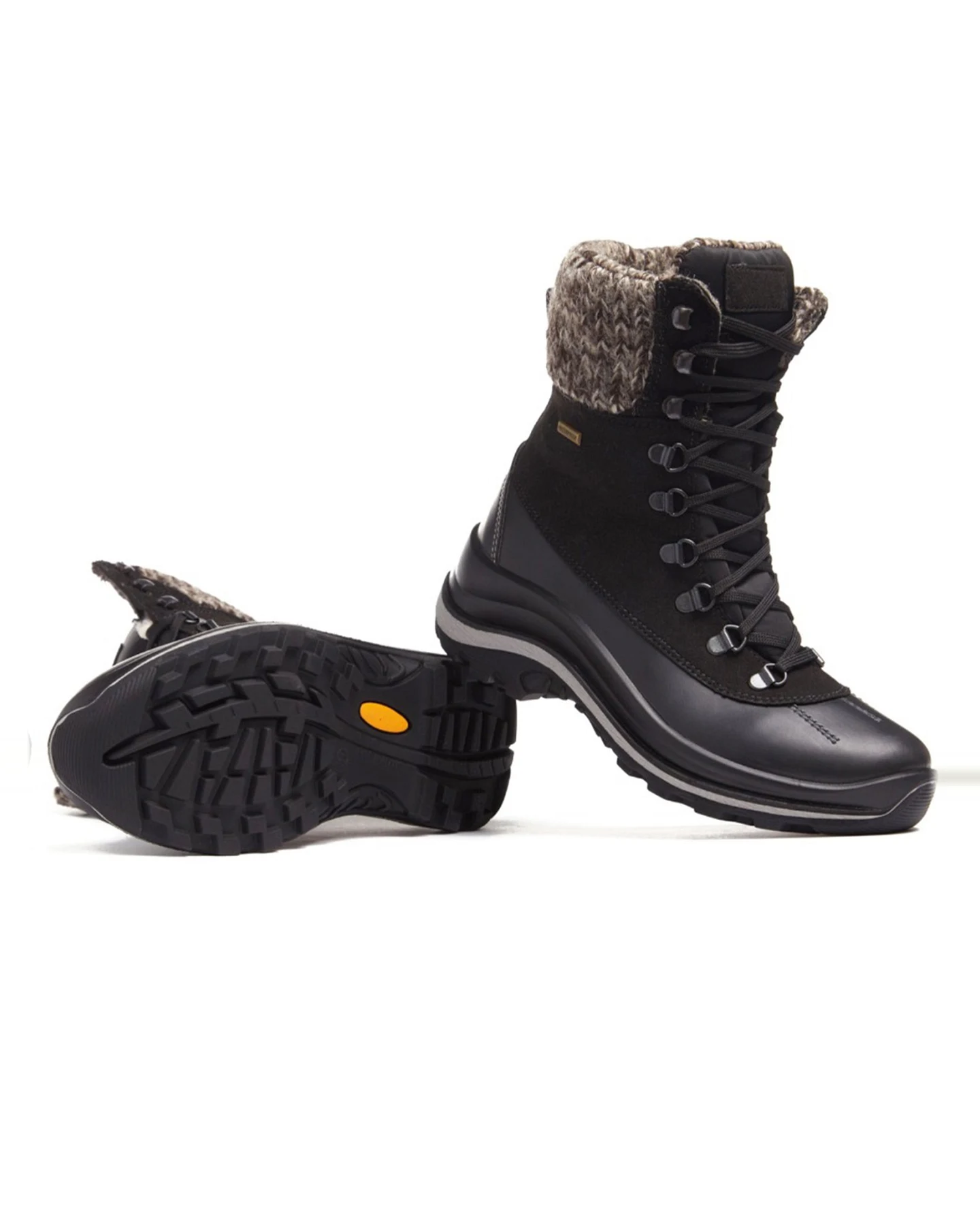 Will's Vegan Store Damen vegan Schneestiefel Wvsport Schwarz – Ansicht 2