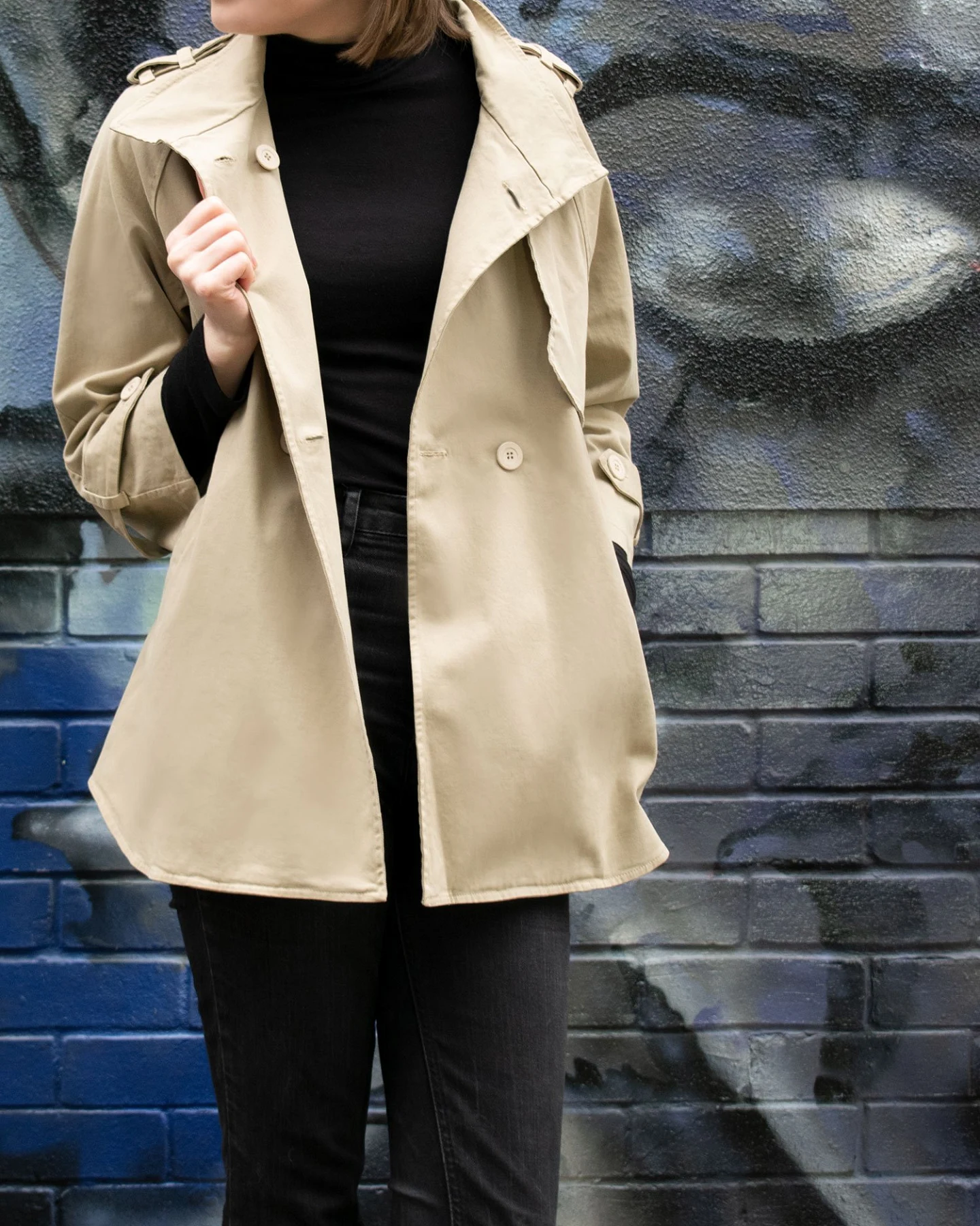 Will's Vegan Store Damen vegan Parka Continental Beige – Ansicht 2