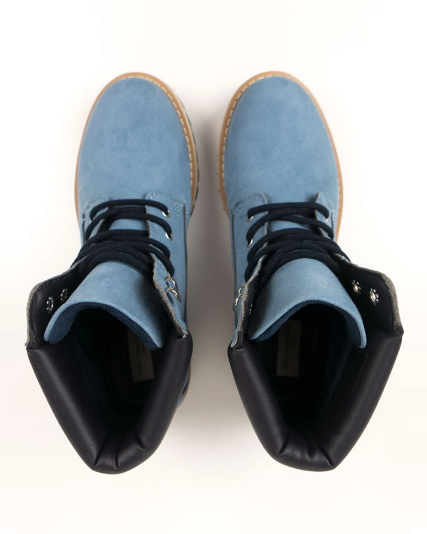 Will's Vegan Store Damen vegan Dock Boots Hellblau – Ansicht 2