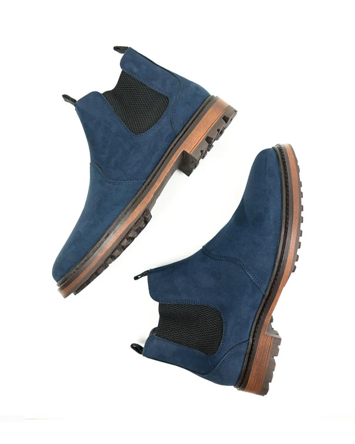Will's Vegan Store Damen vegan Chelsea Boots Continental Dunkelblau