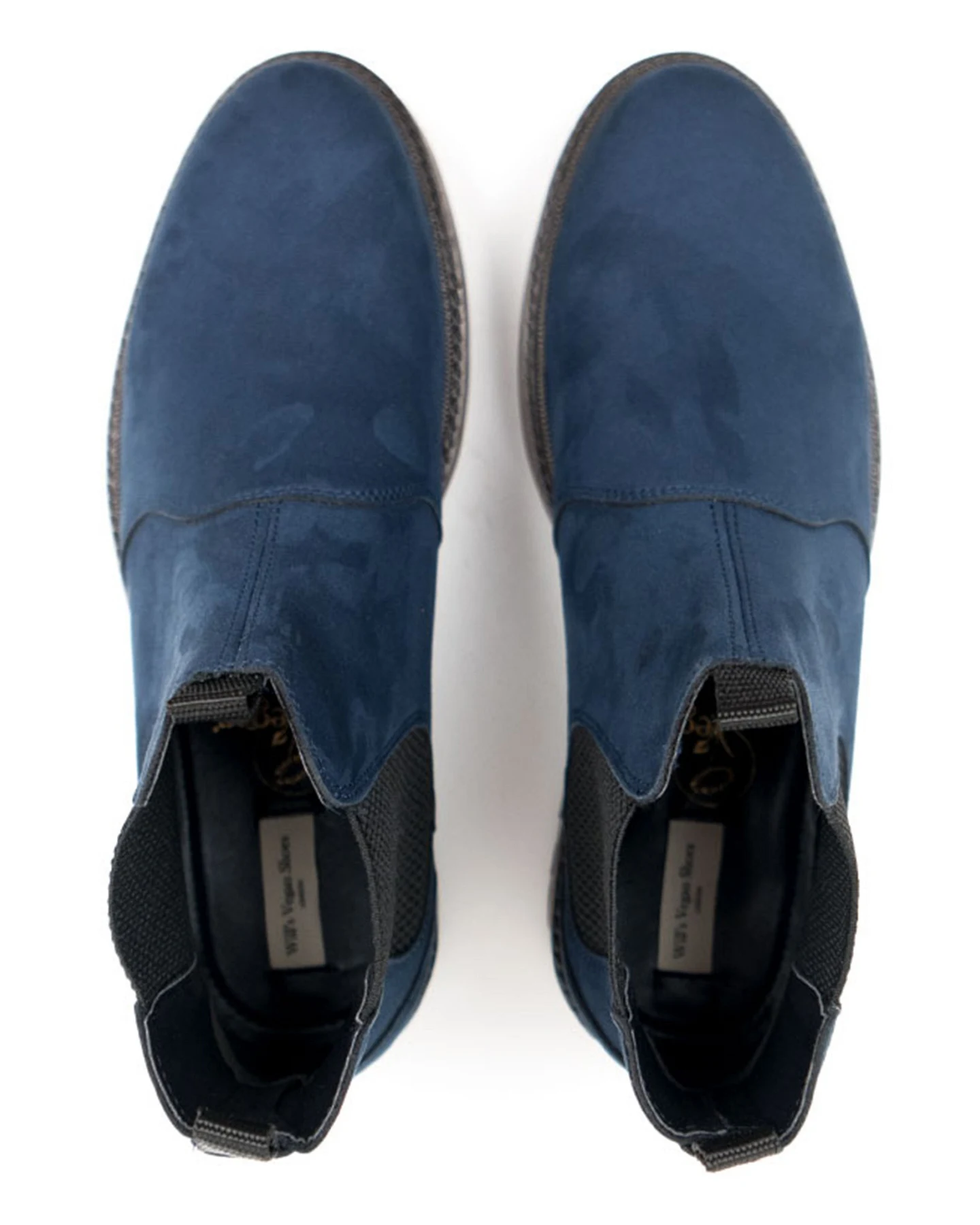 Will's Vegan Store Damen vegan Chelsea Boots Continental Dunkelblau – Ansicht 2